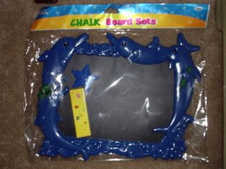 Blue Dolphin Plastic Chalk Board Chalkboard Eraser
