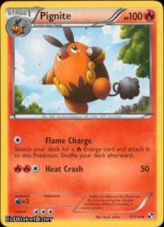4X PKBW 17 Pignite Uncommon Pokemon Card