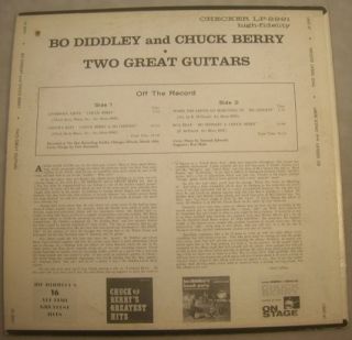 Bo Diddley Chuck Berry Two Great Guitars Checker 2991