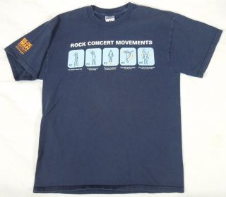 BLUE MAN GROUP Chicago Rock Concerts Movements T Shirt size M (Pre 