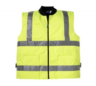 Hi Viz High Visibility Safety Apparel Quilted Insulated Vest