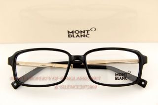 Brand New Mont Blanc Eyeglasses Frames 298 001 Black Gold for Men 