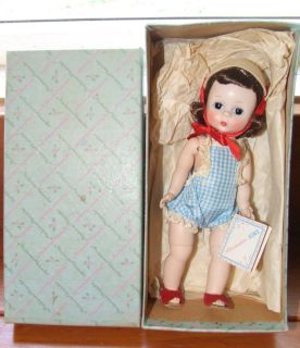 WOW! 1950s Madame Alexander Kin Doll Mint in Box w Wrist Tag