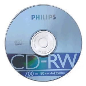 10 Pieces Philips Logo 4 12x Blank CD RW CDRW Rewritable Disc with 