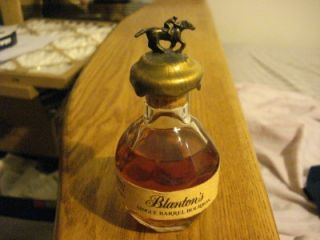 Blantons Single Barrel Bourbon 50ml. Glass Bottle From Kentucky