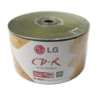 100pc LG Lightscribe CD R 52x LS Printable Blank Disc