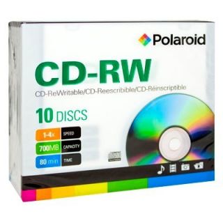 Blank CD RW80 700MB 4X CD RW Rewritable Discs in Slim Case in 50 Lot 