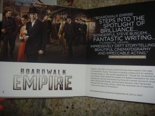 RARE 2012 Boardwalk Empire Emmy DVD 2episode SEASON 2 Steve Buscemi 