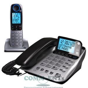 GE corded/cordless telephone with caller ID/ call waiting and digital 