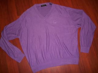Bobby Jones L s V Neck Light Sweater Mens XXL XXLarge