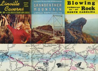 Blowing Rock Linville Caverns Grandfather Mountain North Carolina 