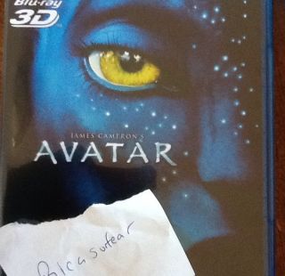  Avatar 3D Blu Ray Disc