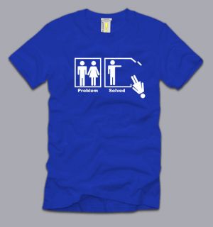 Problem Solved T Shirt x Large Funny Marriage Husband Wife Love Gag 
