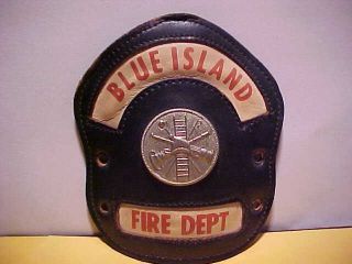  Blue Island Illinois Fire Helmet Front