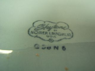 Homer Laughlin Bluemont Skytone Jubilee Oval Platter
