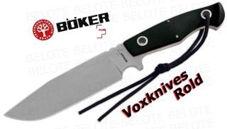 Boker Plus Voxknives Rold Fixed Blade w Sheath 02BO272