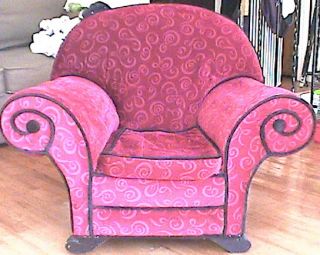 Blues Clues Upholstered Velvet Original Thinking Chair