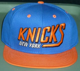    KNICKS NBA ADIDAS HAT CAP SNAPBACK BLUE ORANGE Amare Carmelo Anthony