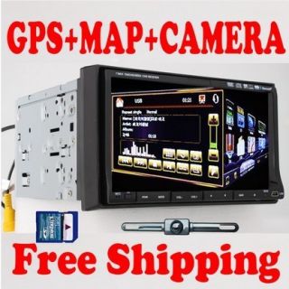   DIN in Dash Car Stereo DVD Player Bluetooth iPod TV Map Camera
