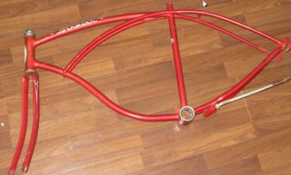  Vintage Typhoon Schwinn Bicycle Frame Look Red
