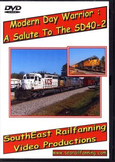   Warrior : A Salute To The SD40 2 DVD Train Railroad Video BNSF CSX NS