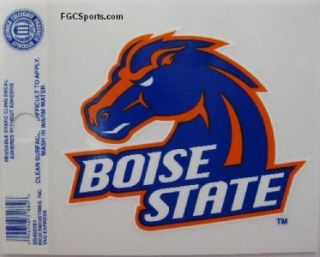 boise state broncos static cling sticker window ncaa