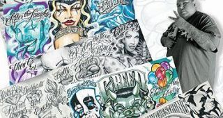 Boog Cartoon Gangster Chicano Tattoo Mister Flash Book