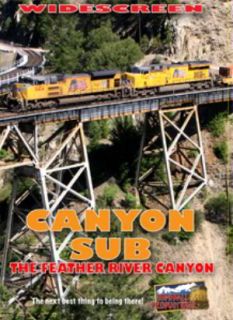 Canyon Sub Feather River Canyon Union Pacific BNSF DVD