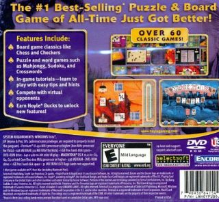 Hoyle Card Casino Puzzle Board Games Collection New PC XP Vista Win 7 
