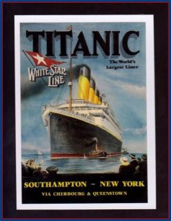 1912 RMS Titanic Boarding Pass RARE Limited Edition Mint Cond $15 Book 