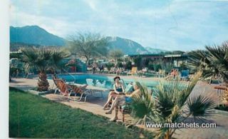 Borrego Springs California Stanluds Resort Motel Poolside Postcard 