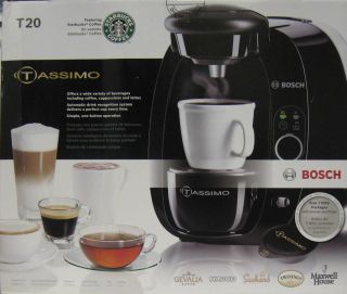 Bosch Tassimo T20 Coffee Maker 1 Cup Cappucinno Espresso Latte Mocha 
