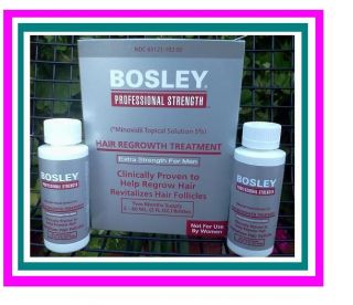 BOSLEY Professional Strength Hair Regrowth Treatment minoxidil 