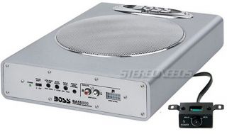 Boss 8 Amplified Subwoofer Thin Car Sub Amp Low Profile