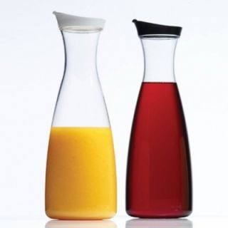 NEW Prodyne Acrylic Juice Jar Carafe Pitcher 56 oz White Lid Break 