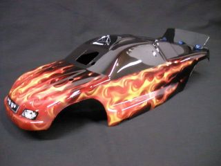 Custom Painted RC Body Traxxas Jato 3 3 True Fire 5511 Zielke Racing 