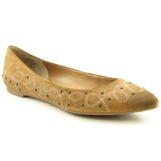 Used Boutique 9 Dezi Womens Size 10 Brown Flats Regular Suede Ballet 
