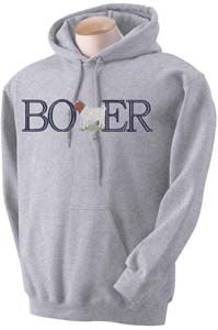 BOER Meat Goat Center Embroidered Sweatshirts SM Med L XL 2XL 3XL 