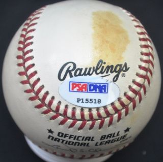 LARRY BOWA hand signed Autographed Baseball ball PSA DNA COA