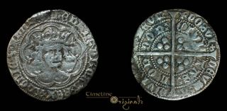 Henry V London Mint Silver Hammered Groat Coin 019742