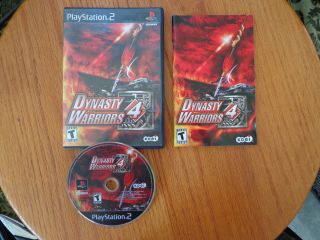 Dynasty Warriors 4 Sony PlayStation 2 2003 PS2 040198001212
