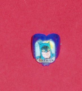 Batman Vintage Vari View 3 D Signet Ring Blue Plastic