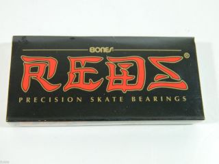 Skateboard Bones Reds 8mm Single Set 8pcs Bearings