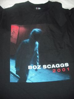 Boz Scaggs 2001 Tour T Shirt New Med M
