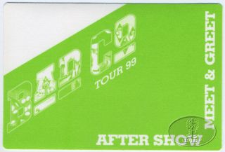 Bad Company 1999 Backstage Pass ASO Green Paul Rodgers