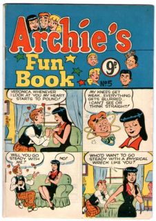 Archies Fun Book 5 Australian Copy Paper Dolls