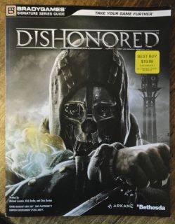 Dishonored (Playstation 3, 2012) PLUS Dishonored BradyGames Strategy 