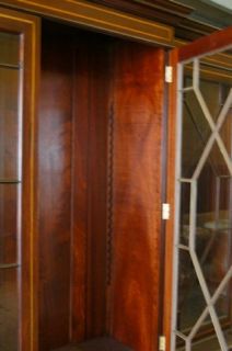   Breakfront Bookcase Regency Sheraton Inlay Bookcases Furniture