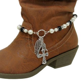   Shooter Rhinestone Western Cowgirl Boot Strap Anklet Jewelry