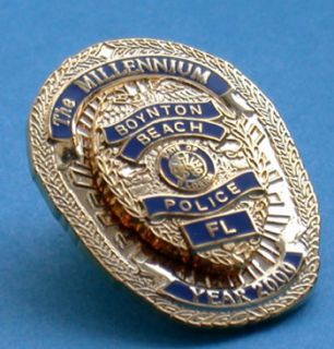 Boynton Beach FL Police Millennium Collector Lapel Pin